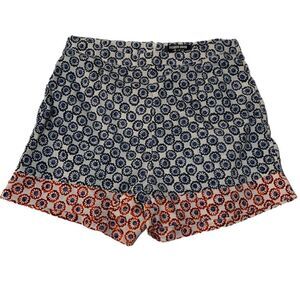 Fashion Union Navy and White Floral Shorts Sz M